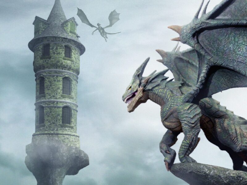 Dragón volando